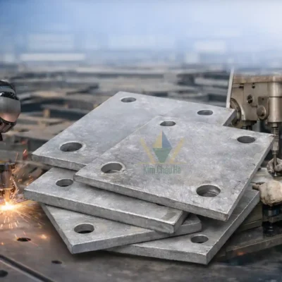 Cắt bản mã thép tại Đà Nẵng bằng máy CNC, khoan lỗ chính xác, gia công bản mã theo yêu cầu công trình