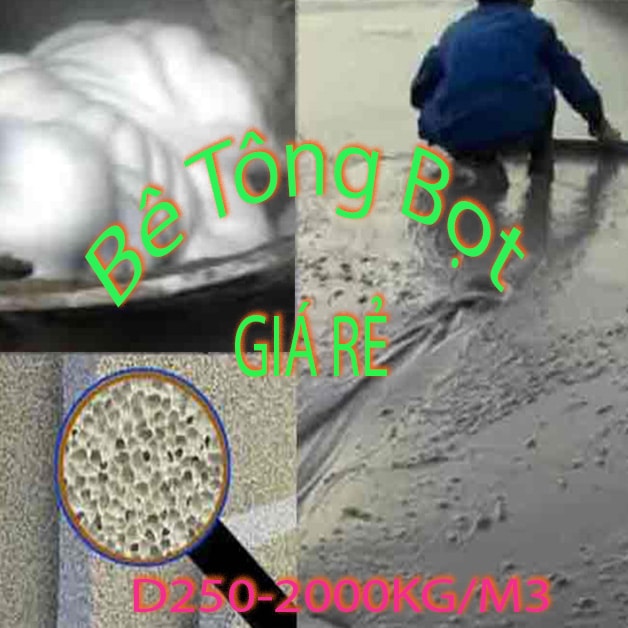 Bê Tông Bọt cách nhiệt