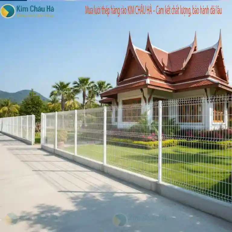Lưới thép hàng rào chất lượng cao thi công tại Tam Kỳ - Kim Châu Hà