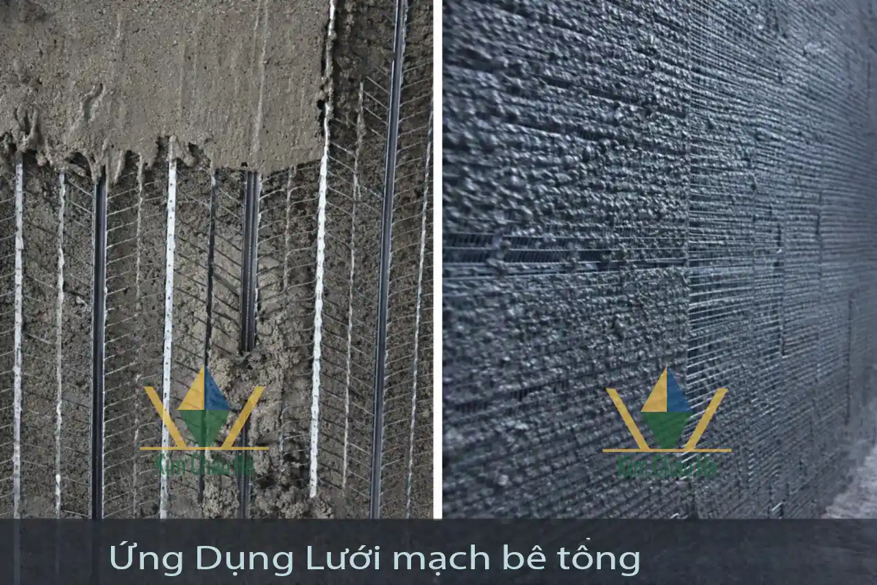 Ứng dụng lưới mạch ngừng bê tông Rib Lath trong thi công tường và mạch ngừng giữa các đợt đổ bê tông