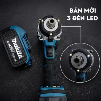 Máy siết bulong Makita 20V tại Đà Nẵng phiên bản mới 3 đèn LED siêu sáng