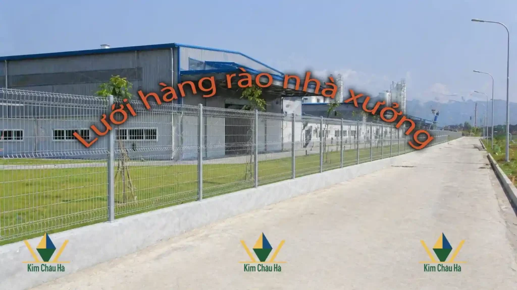 Lưới hàng rào nhà xưởng tại Quy Nhơn thi công thực tế, bền chắc, chống gỉ tốt, phù hợp khu công nghiệp, giao nhanh cho nhà thầu.