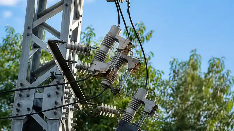 Cầu chì tự rơi FCO lắp trên trụ điện ngoài trời cho hệ thống điện trung thế