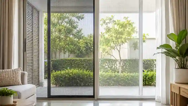 Cửa lưới chống muỗi giúp nhà ở thông thoáng và ngăn côn trùng