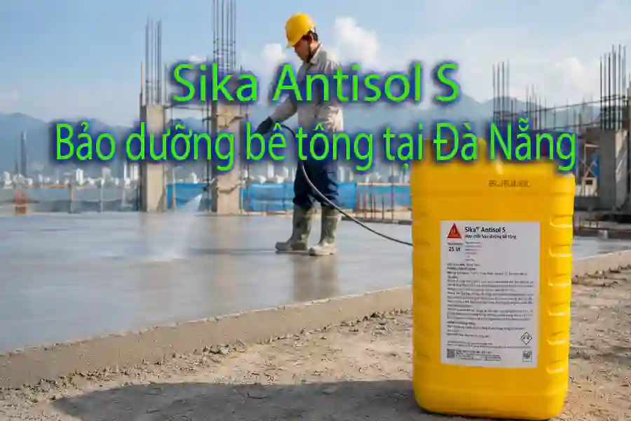 Sika Antisol S bảo dưỡng bề mặt bê tông tại công trình Đà Nẵng