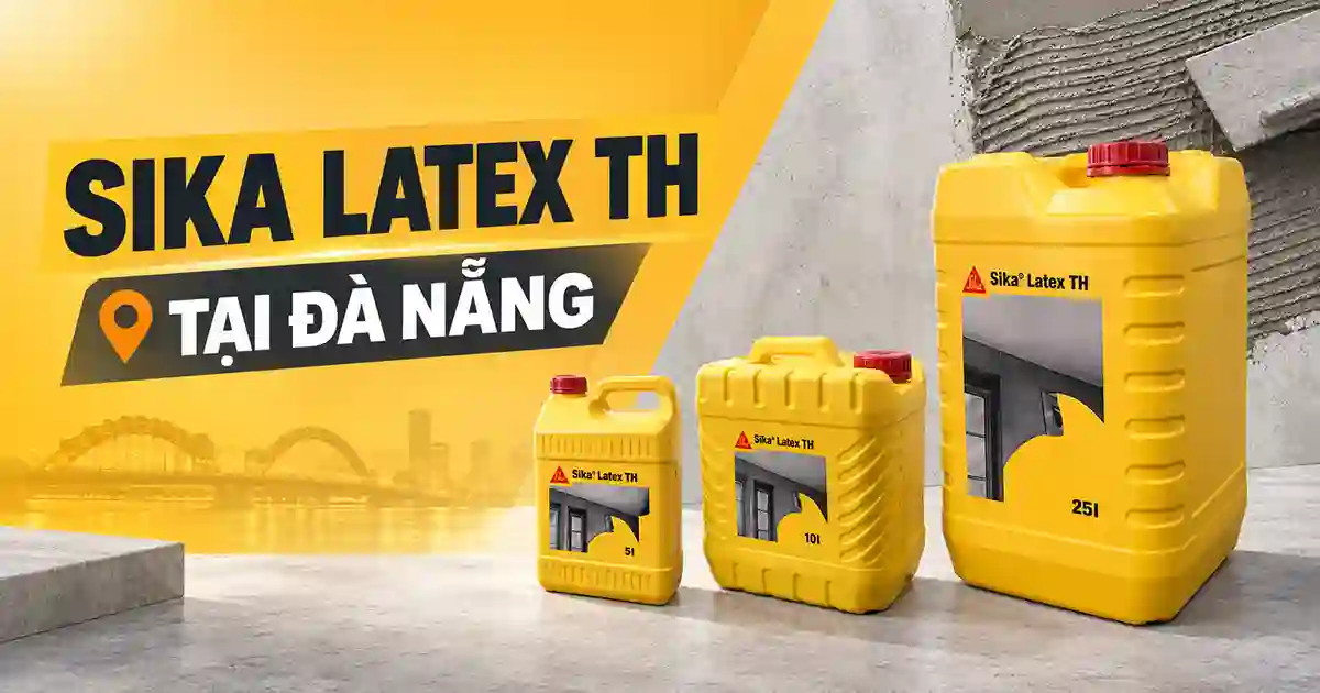 Phụ gia chống thấm Sika Latex TH chính hãng tại Đà Nẵng