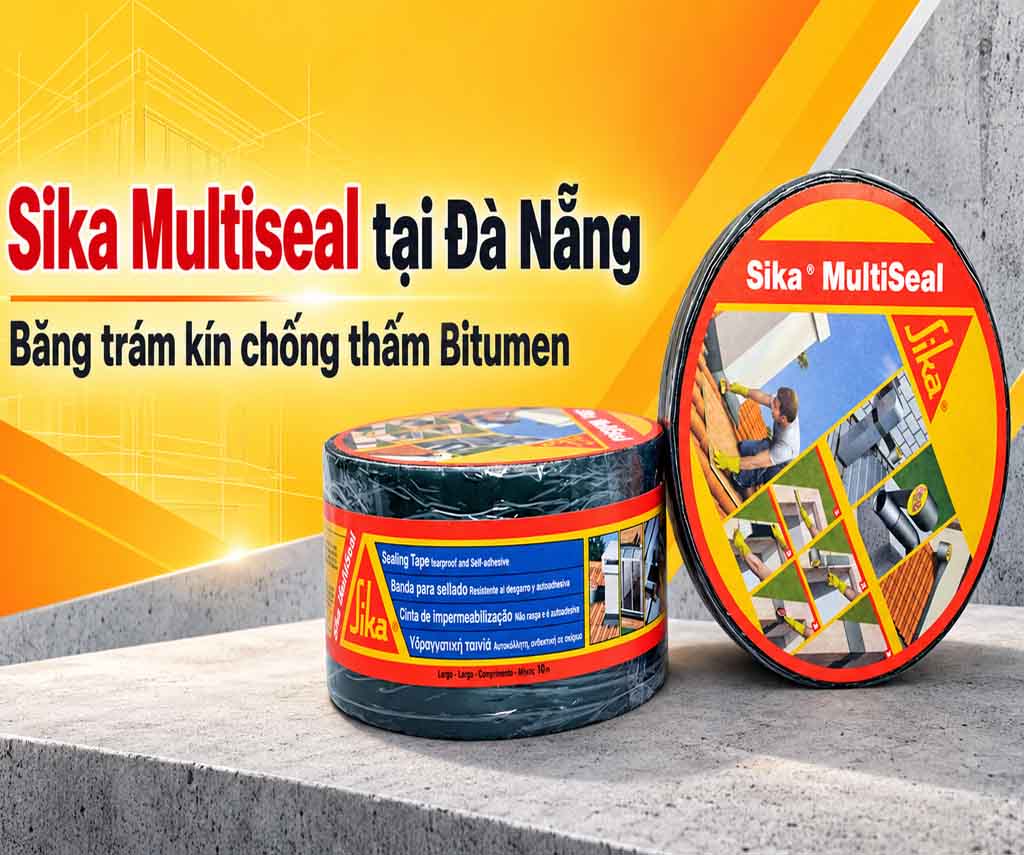 Hai cuộn băng chống thấm Sika Multiseal tại Đà Nẵng