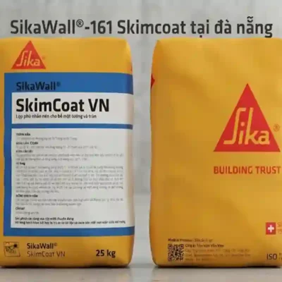 SikaWall-161 Skimcoat chính hãng ứng dụng bả tường mịn tại Đà Nẵng